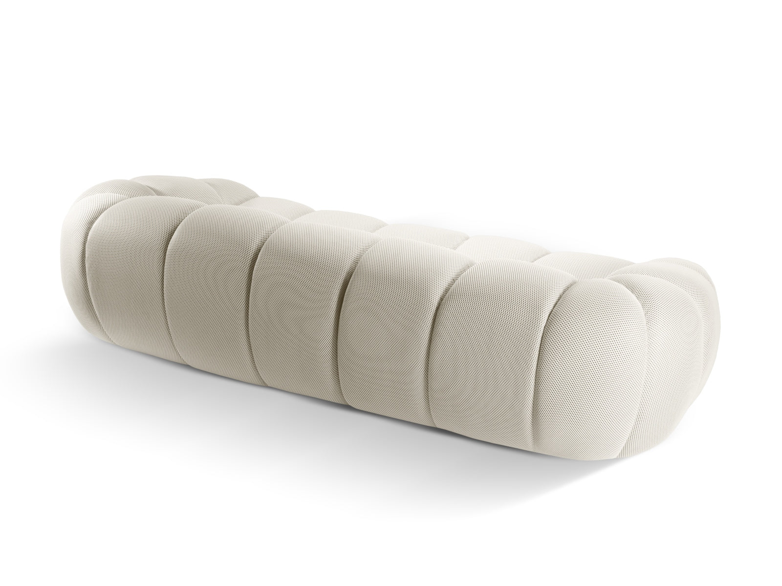 Elegantes 4-Sitzer Sofa "Diana" in sanftem Beige, ideal für stilvolle Wohnräume. Hochwertige Verarbeitung und modernes Design von Micadoni.