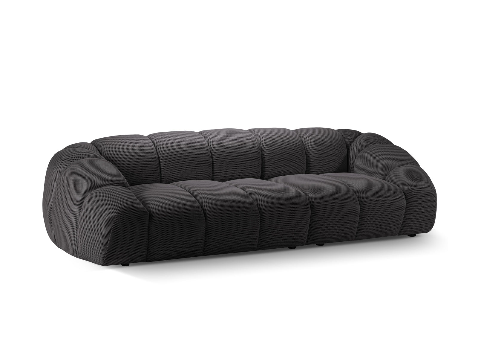 Stilvolles 4-Sitzer Diana Sofa von Micadoni in edlem Espresso-Sonic, perfekt für gesellige Runden und entspannte Stunden im Wohnzimmer.