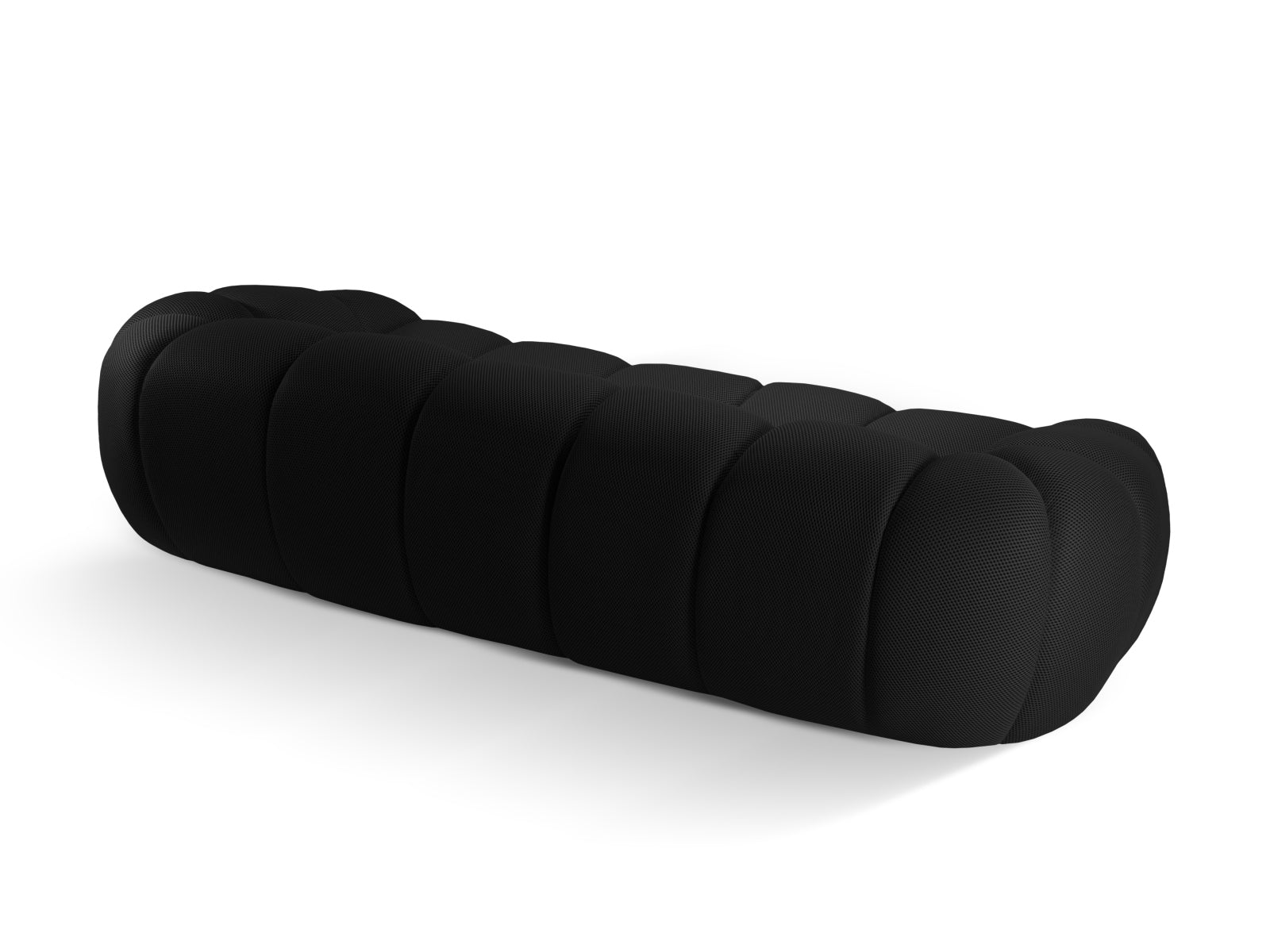 Elegantes 4-Sitzer Sofa Diana in stilvollem Schwarz, ideal für moderne Wohnräume und entspannte Stunden, hergestellt von Micadoni.