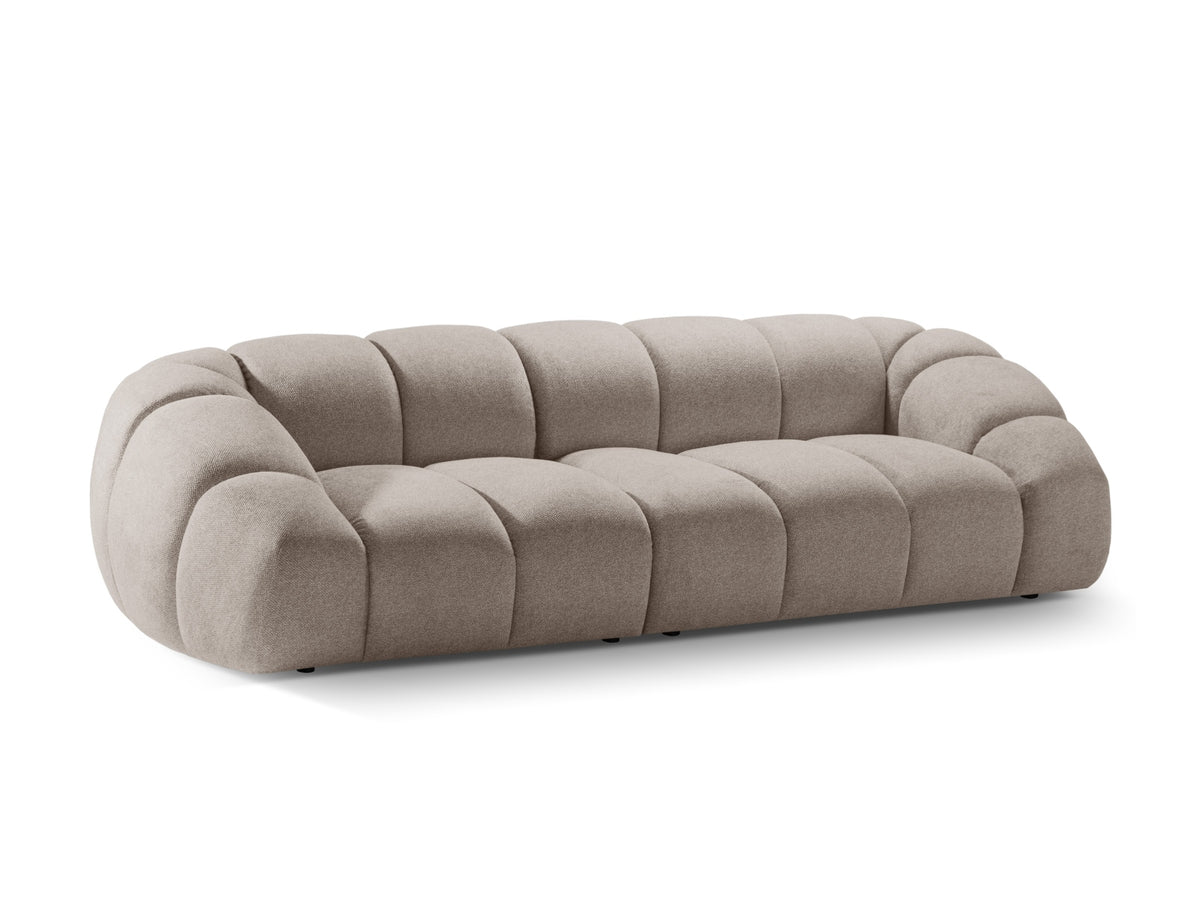 Diana Sofa 4 Sitzer in Dark Beige-Bubble präsentiert im Onlineshop von KAQTU Design AG. 4er Sofa ist von Micadoni