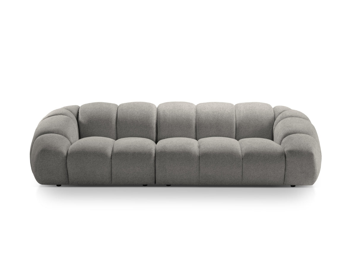 Diana Sofa 4 Sitzer in Light Grey-Bubble präsentiert im Onlineshop von KAQTU Design AG. 4er Sofa ist von Micadoni