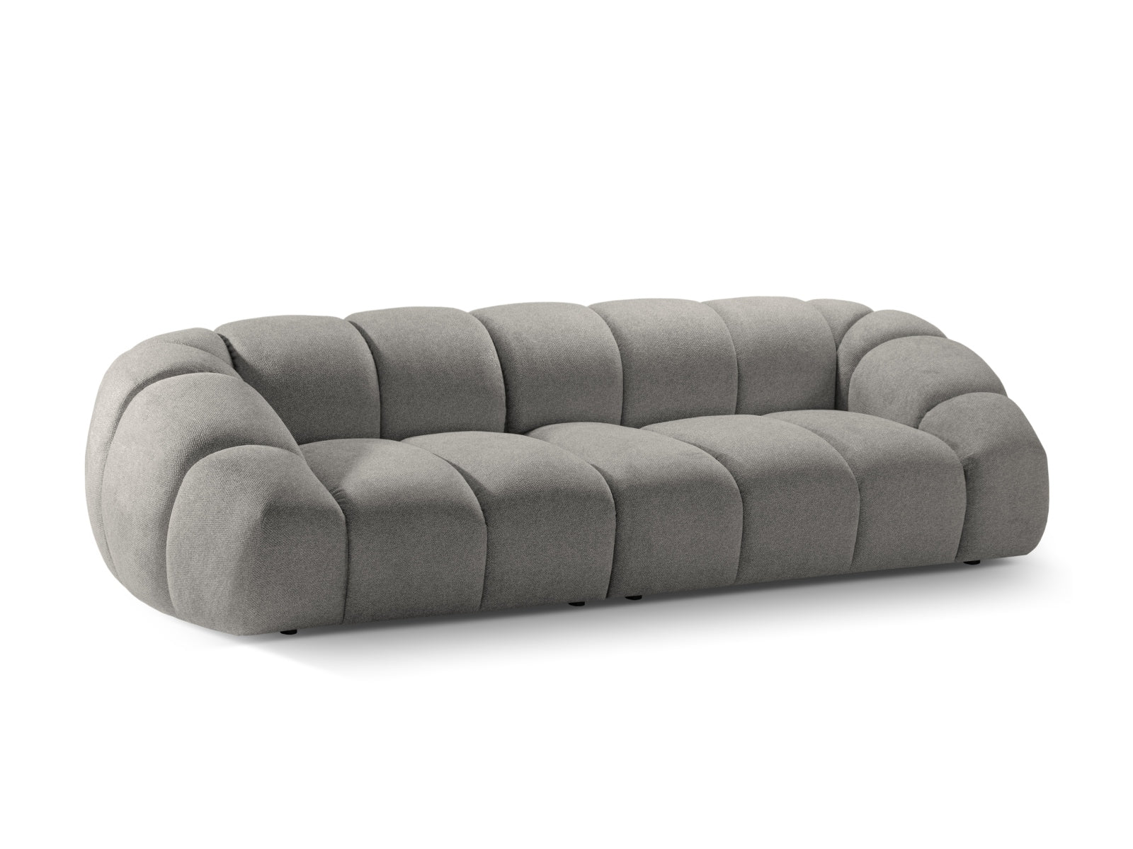 Diana Sofa 4 Sitzer in Light Grey-Bubble präsentiert im Onlineshop von KAQTU Design AG. 4er Sofa ist von Micadoni