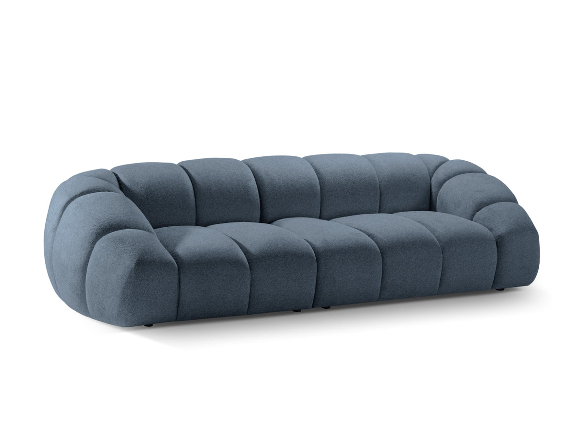 Diana Sofa 4 Sitzer in Blue Jeans-Bubble präsentiert im Onlineshop von KAQTU Design AG. 4er Sofa ist von Micadoni