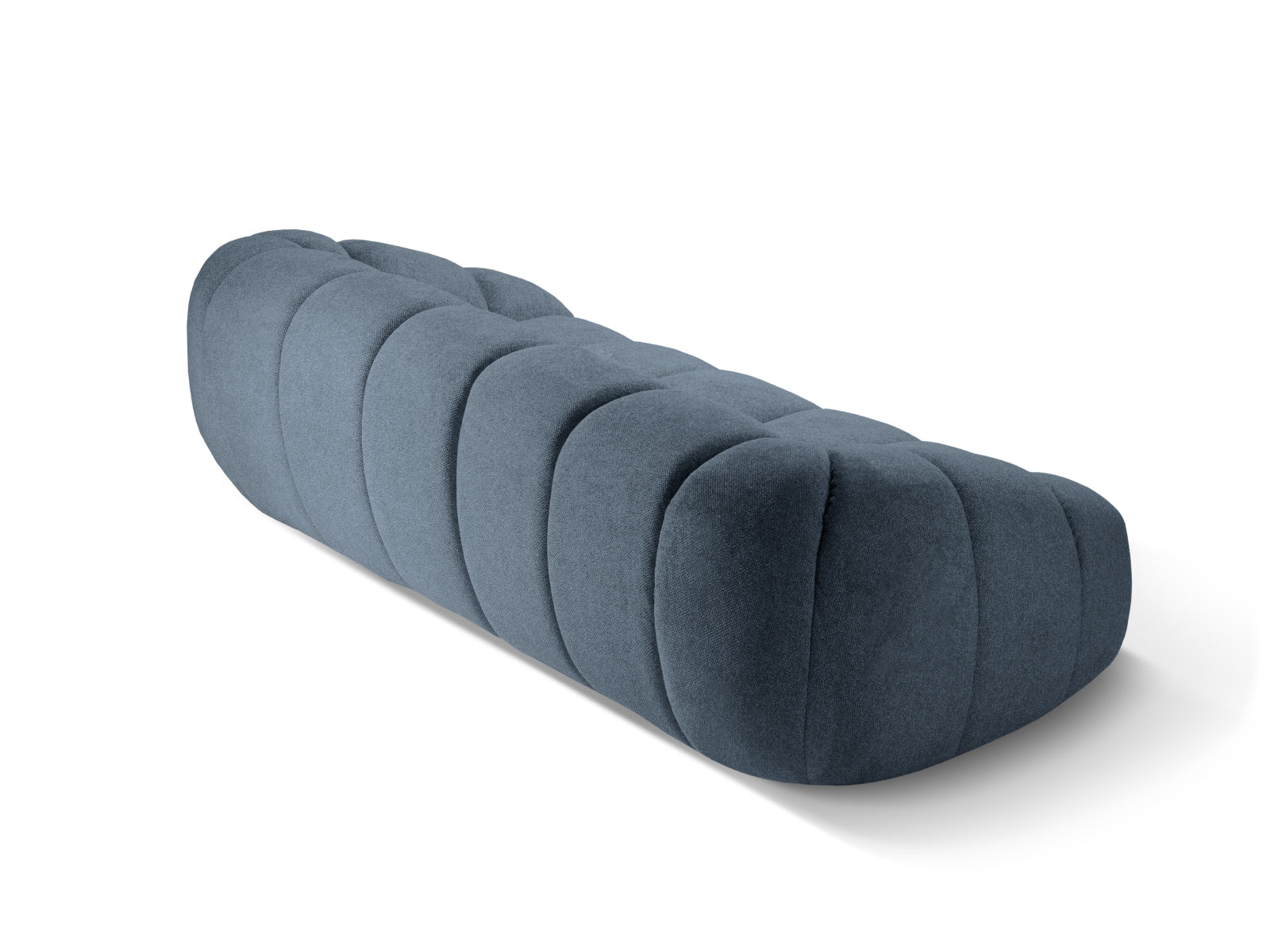 Elegantes 4-Sitzer Sofa "Diana" in modernem Blue Jeans-Bubble, ideal für gemütliche Abende und stilvolle Wohnräume.