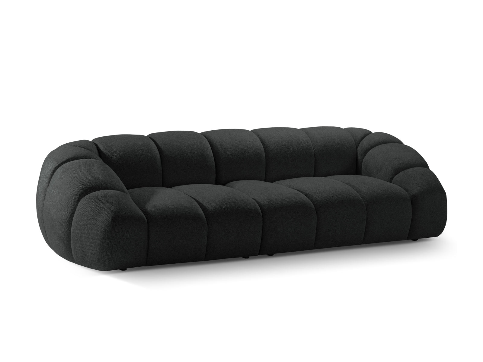 Modernes 4-Sitzer Sofa Diana in edlem Anthrazit, bietet hohen Komfort und stilvolles Design für jedes Wohnzimmer von Micadoni.