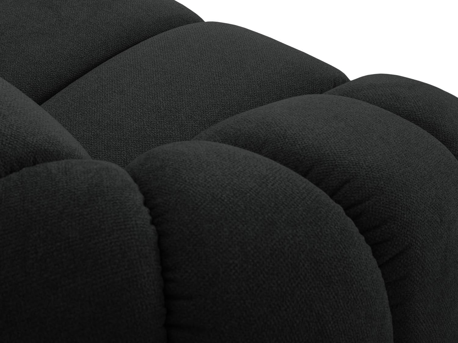 Modernes 4-Sitzer Sofa Diana in edlem Anthrazit, ideal für stilvolle Wohnräume und gemütliche Abende, von Micadoni.