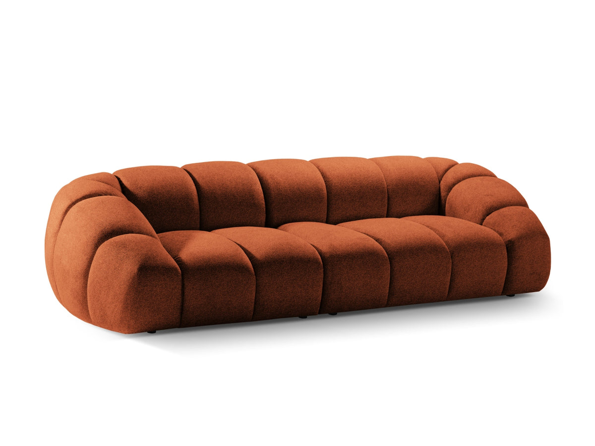 Diana Sofa 4 Sitzer in Terracotta-Bubble präsentiert im Onlineshop von KAQTU Design AG. 4er Sofa ist von Micadoni