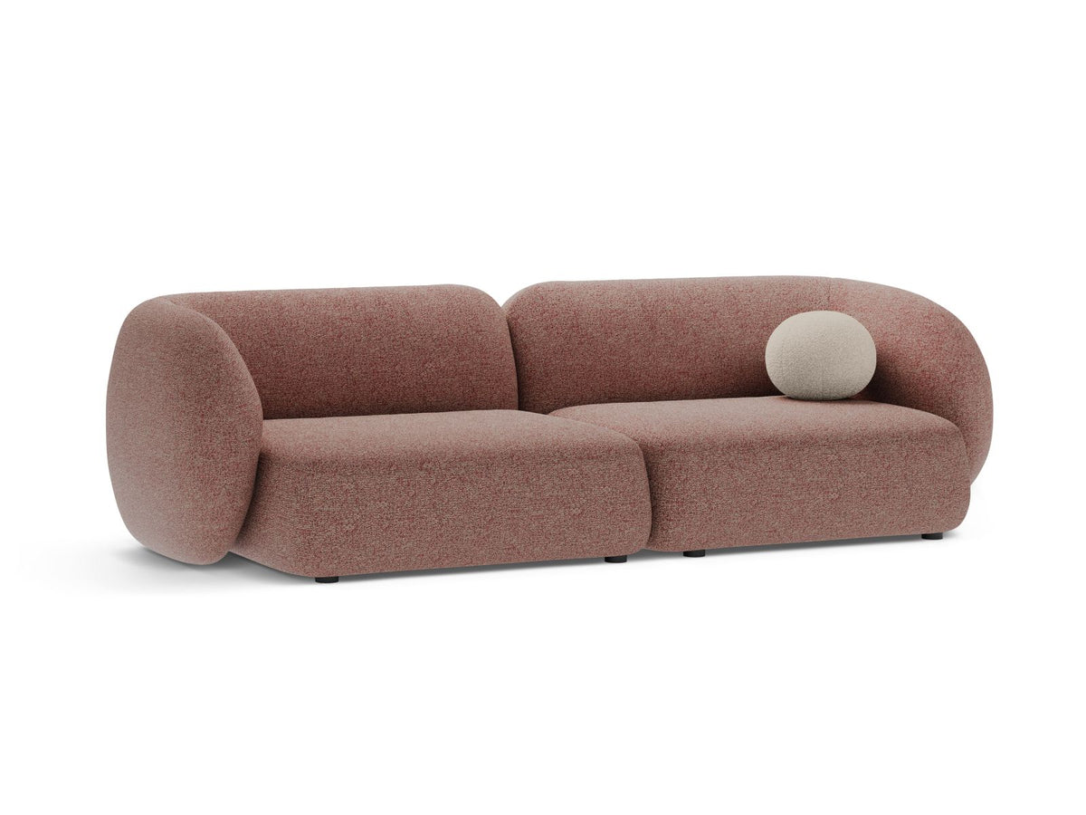4-Sitzer Modular Sofa Kate in Pink Melange-Puente präsentiert im Onlineshop von KAQTU Design AG. 4er Sofa ist von Micadoni