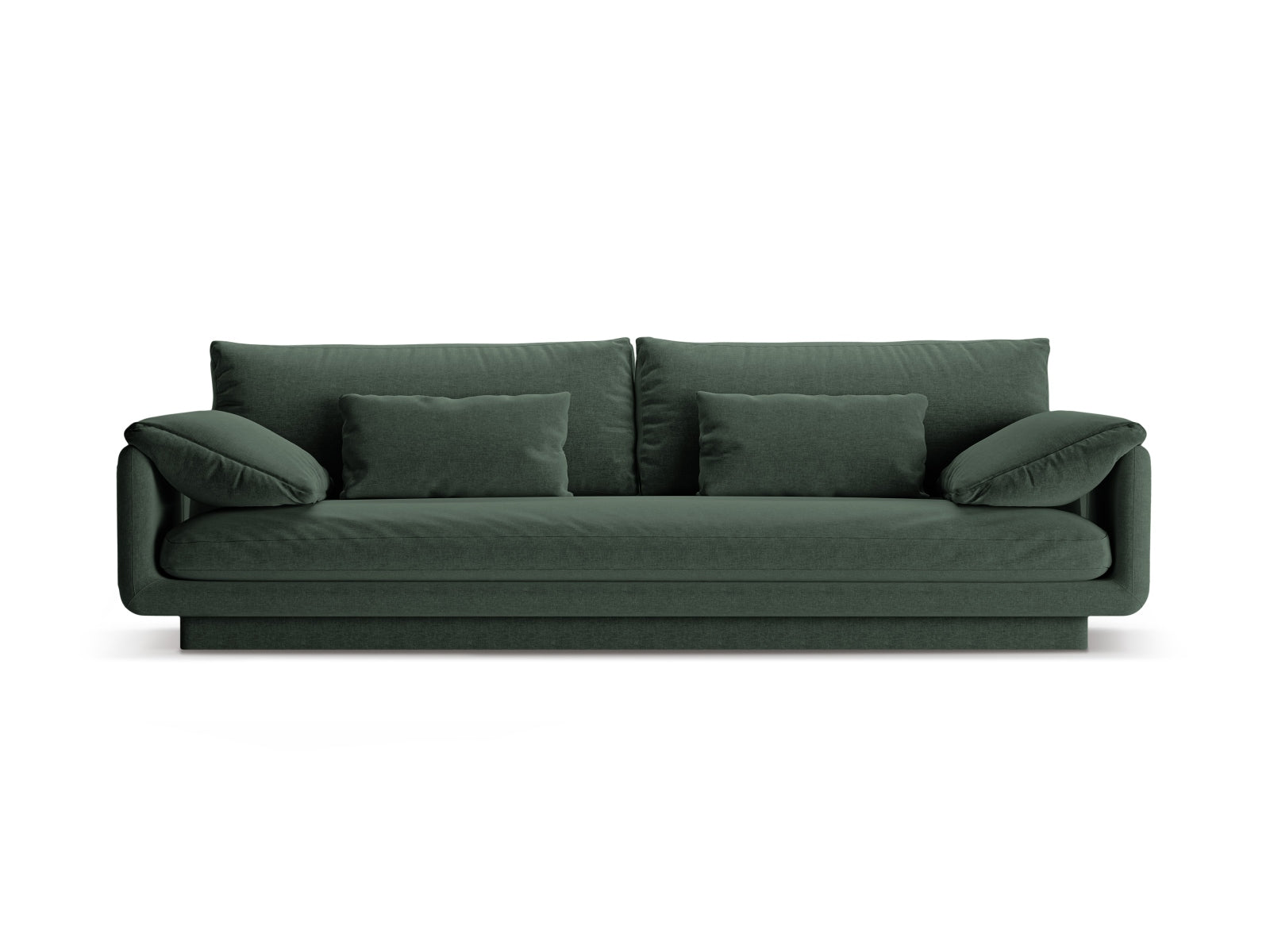 Torino Sofa 4 Sitzer in Moss Green-Wind präsentiert im Onlineshop von KAQTU Design AG. 4er Sofa ist von Micadoni