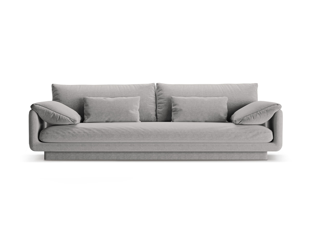 Torino Sofa 4 Sitzer in Light Grey-Wind präsentiert im Onlineshop von KAQTU Design AG. 4er Sofa ist von Micadoni
