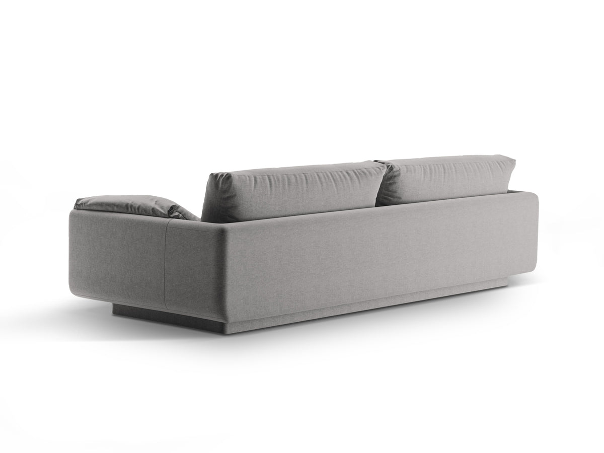 Torino Sofa 4 Sitzer in Light Grey-Wind präsentiert im Onlineshop von KAQTU Design AG. 4er Sofa ist von Micadoni