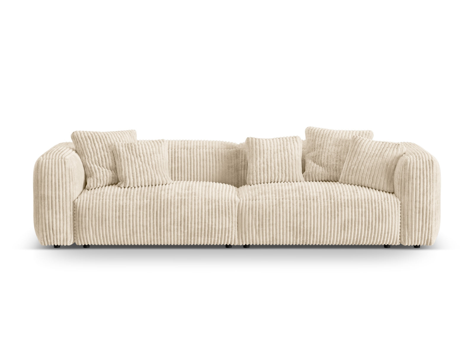 Martina Modulares Sofa 4 Sitzer in Light Beige-Tilia präsentiert im Onlineshop von KAQTU Design AG. 3er Sofa ist von Micadoni