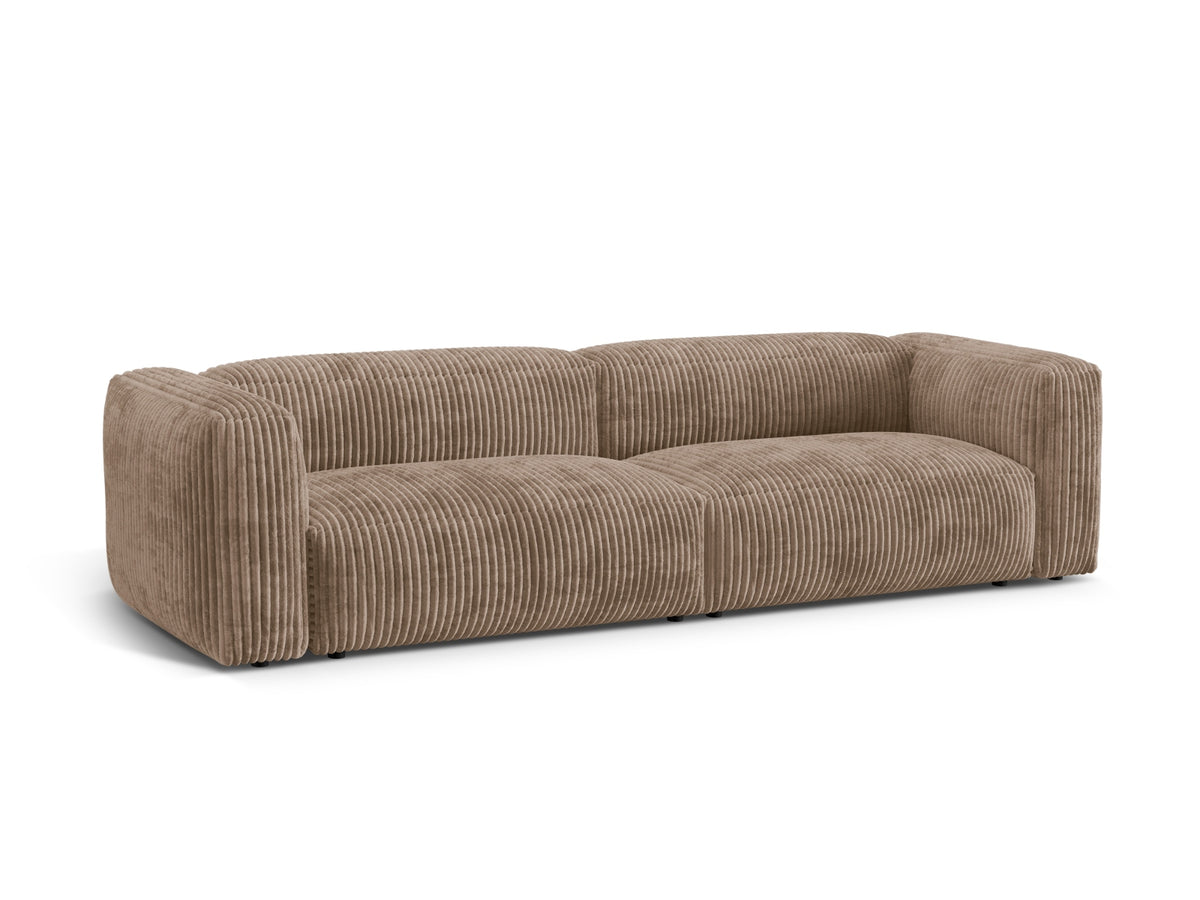 Martina Modulares Sofa 4 Sitzer in Acorn-Tilia präsentiert im Onlineshop von KAQTU Design AG. 3er Sofa ist von Micadoni