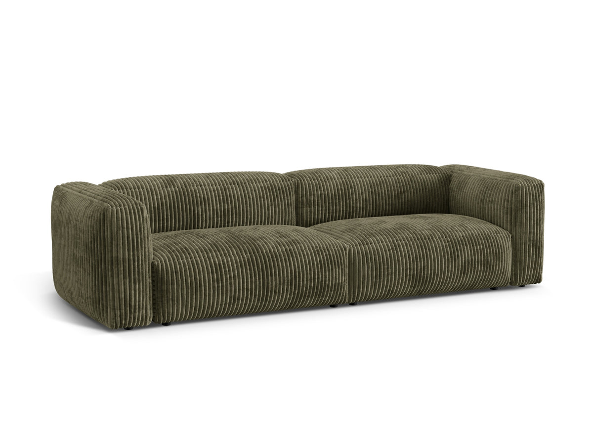 Martina Modulares Sofa 4 Sitzer in Moss Green-Tilia präsentiert im Onlineshop von KAQTU Design AG. 3er Sofa ist von Micadoni