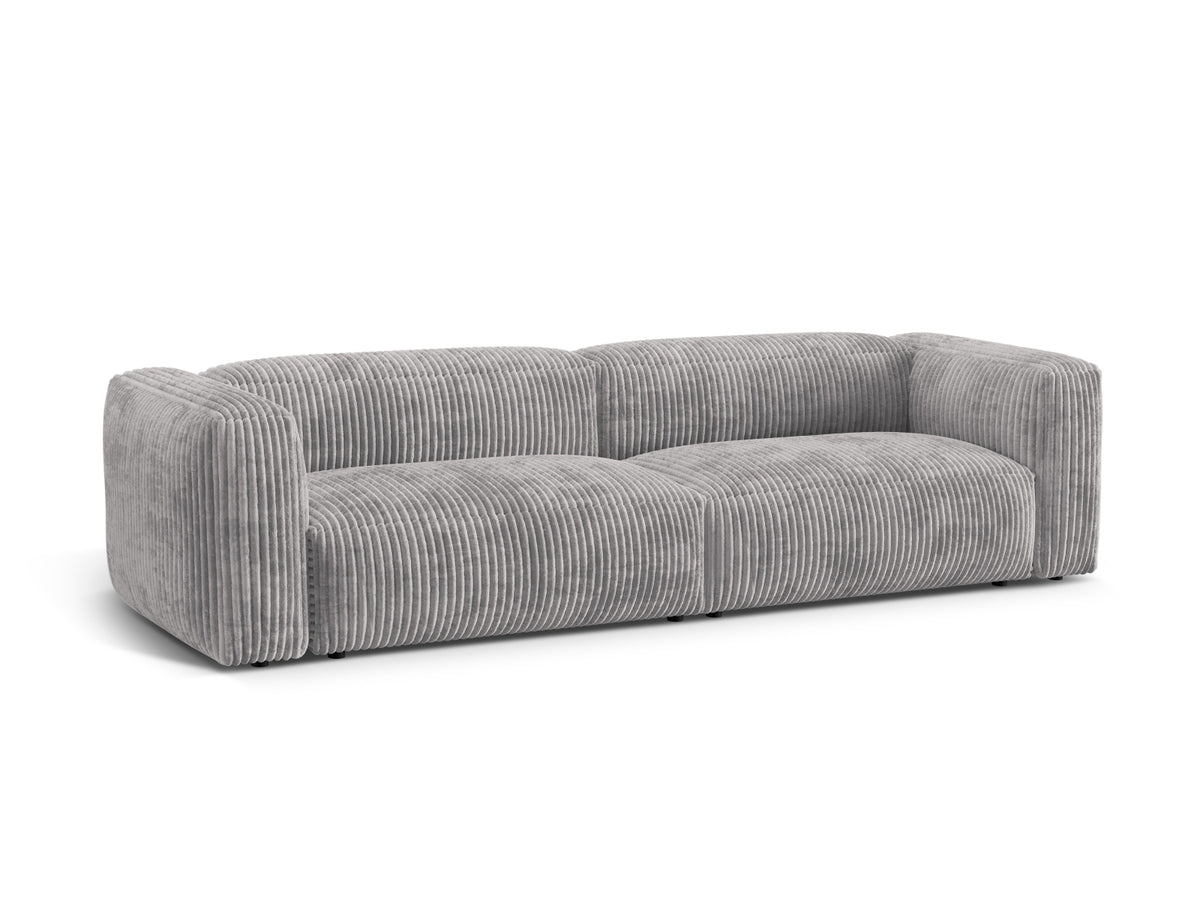 Martina Modulares Sofa 4 Sitzer in Light Grey-Tilia präsentiert im Onlineshop von KAQTU Design AG. 3er Sofa ist von Micadoni