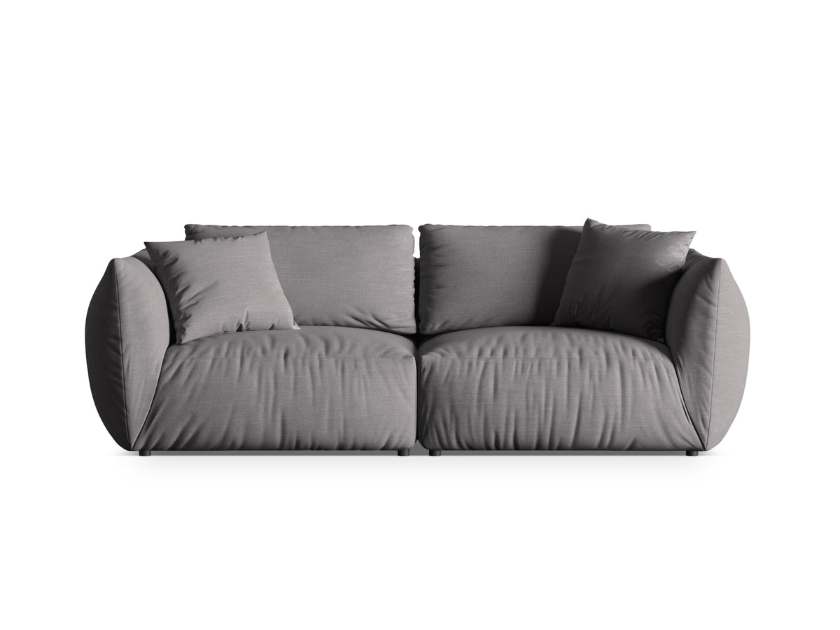 Chris Modular Sofa 4 Sitzer in Sand-LINS präsentiert im Onlineshop von KAQTU Design AG. 4er Sofa ist von Micadoni
