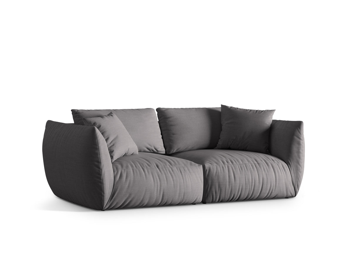 Chris Modular Sofa 4 Sitzer in Sand-LINS präsentiert im Onlineshop von KAQTU Design AG. 4er Sofa ist von Micadoni