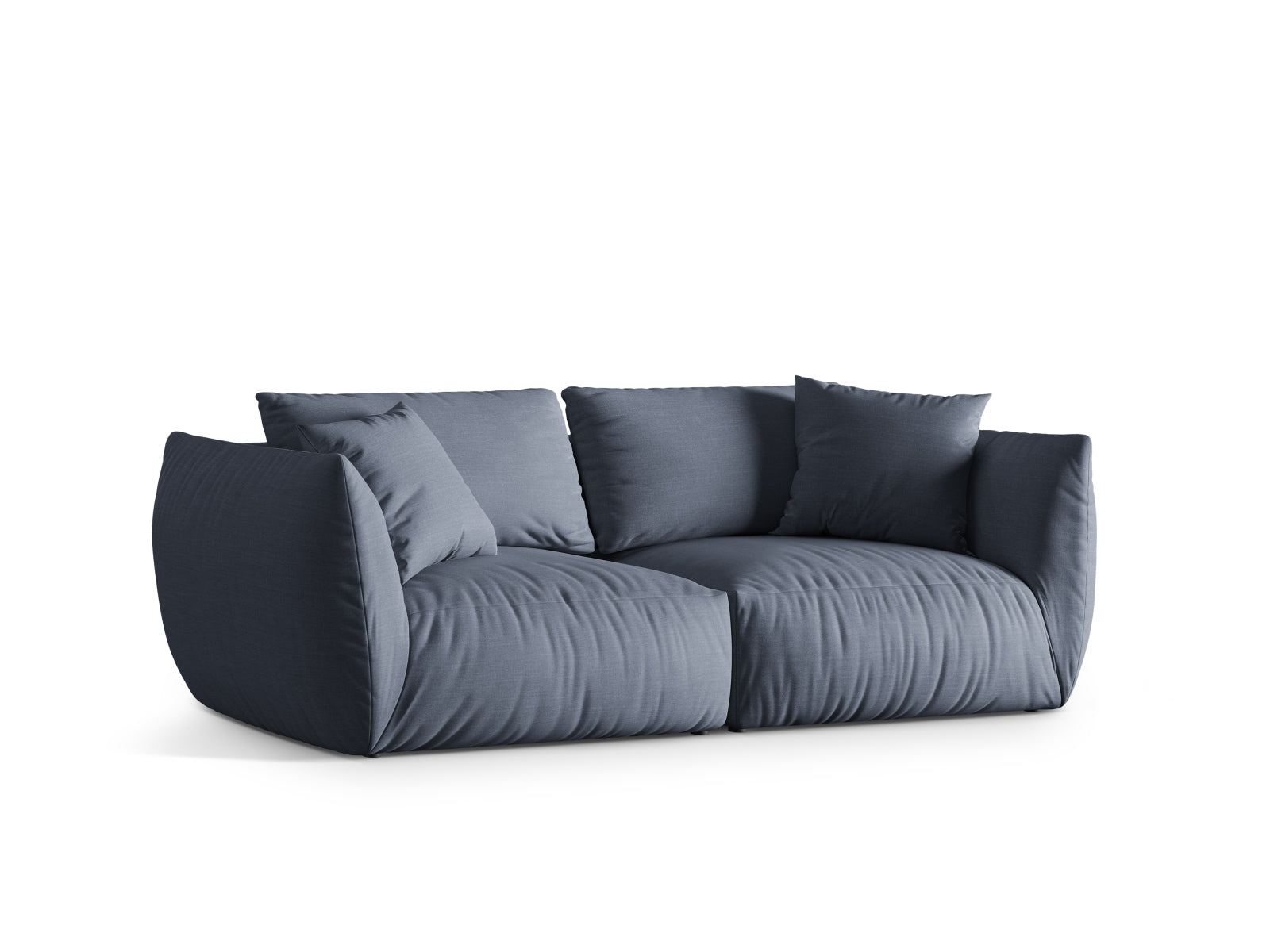 Stylisches Chris Modular Sofa für 4 Personen in sanftem Lichtgrün, ideal für moderne Wohnräume und gemütliche Abende.