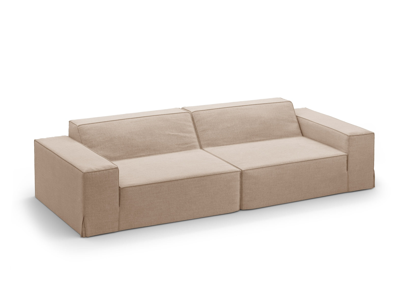 Jodie Modular Sofa 4 Sitzer in Sand präsentiert im Onlineshop von KAQTU Design AG. 4er Sofa ist von Micadoni
