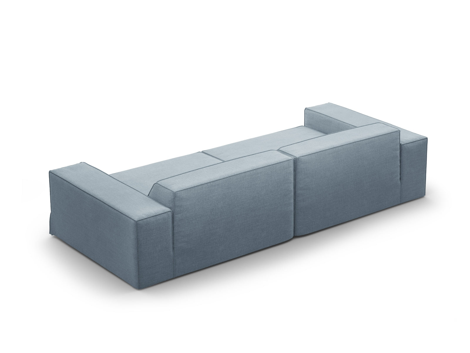 Jodie Modular Sofa 4 Sitzer in Muted Blue präsentiert im Onlineshop von KAQTU Design AG. 4er Sofa ist von Micadoni