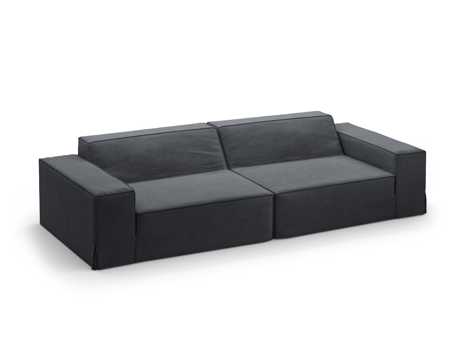 Jodie Modular Sofa 4 Sitzer in Grey And Blue präsentiert im Onlineshop von KAQTU Design AG. 4er Sofa ist von Micadoni