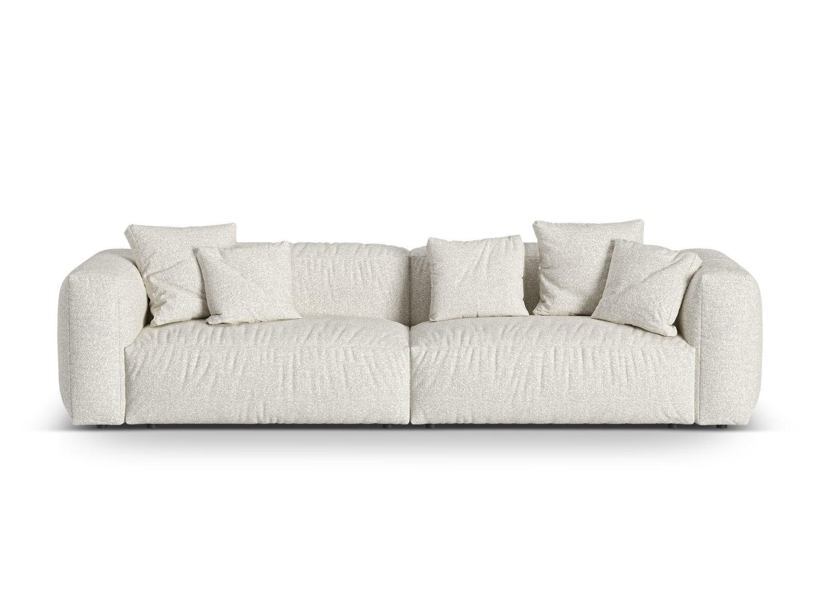 Elegantes 4-Sitzer Sofa Martina von Micadoni, ideal für moderne Wohnräume, bietet hohen Sitzkomfort und vielseitige Gestaltungsmöglichkeiten.