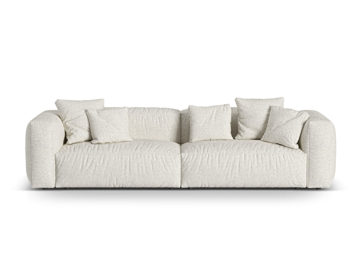 4-Sitzer Modular Sofa Martina in Grey Beige Melange-Monet präsentiert im Onlineshop von KAQTU Design AG. 4er Sofa ist von Micadoni