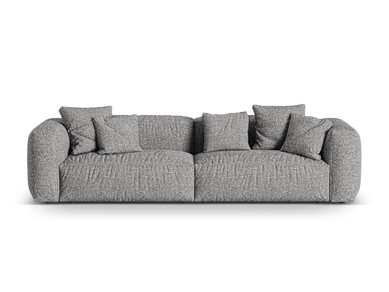 Modulares 4-Sitzer Sofa Martina von Micadoni, perfekt für stilvolle Wohnzimmer, vereint Komfort und modernes Design in einem eleganten Look.