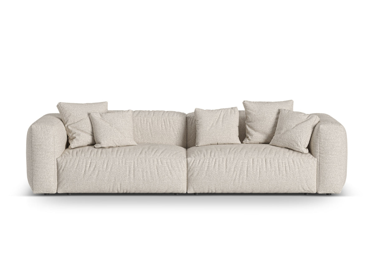 4-Sitzer Modular Sofa Martina in Beige-Monet präsentiert im Onlineshop von KAQTU Design AG. 4er Sofa ist von Micadoni