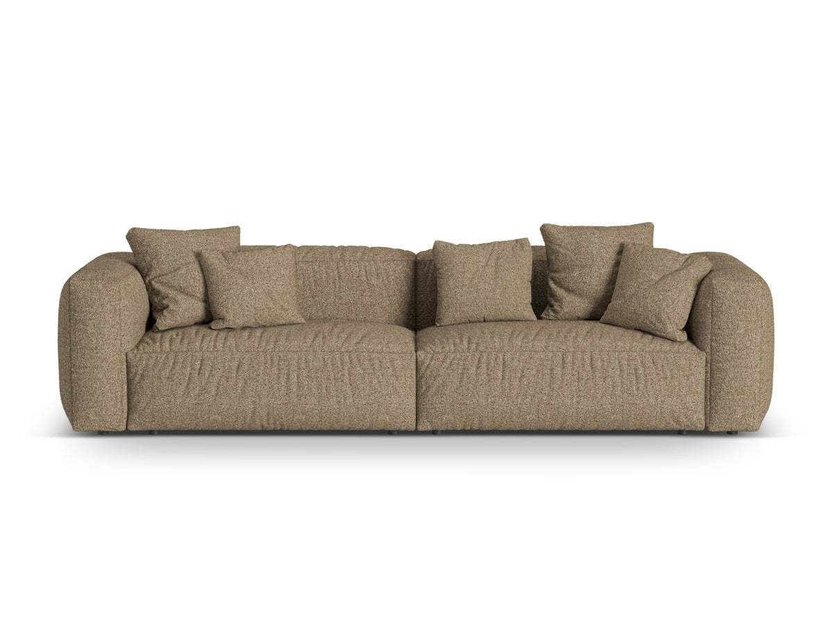 4-Sitzer Modular Sofa Martina in Cappuccino-Monet präsentiert im Onlineshop von KAQTU Design AG. 4er Sofa ist von Micadoni