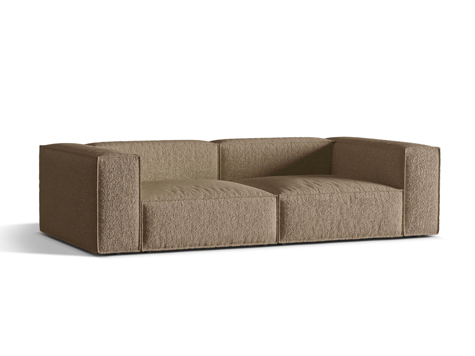 Nuria Sofa 4 Sitzer in Cappuccino-Monet präsentiert im Onlineshop von KAQTU Design AG. Sofa ist von Micadoni
