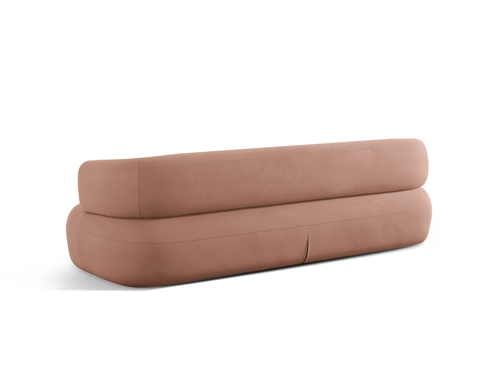 Jenny Velour Sofa 4 Sitzer in Terracotta-Salvador präsentiert im Onlineshop von KAQTU Design AG. 4er Sofa ist von Micadoni