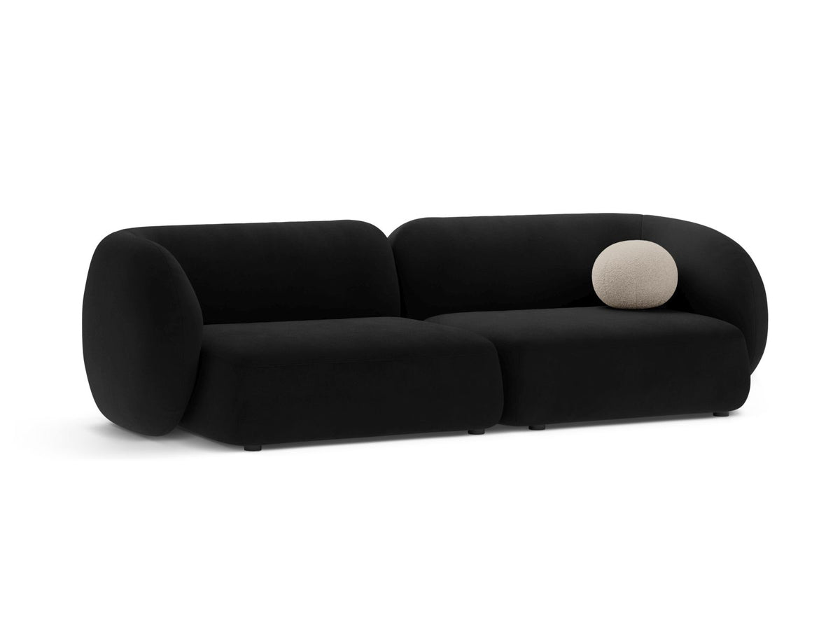 4-Sitzer Modular Sofa Kate in Black-Salvador präsentiert im Onlineshop von KAQTU Design AG. 4er Sofa ist von Micadoni