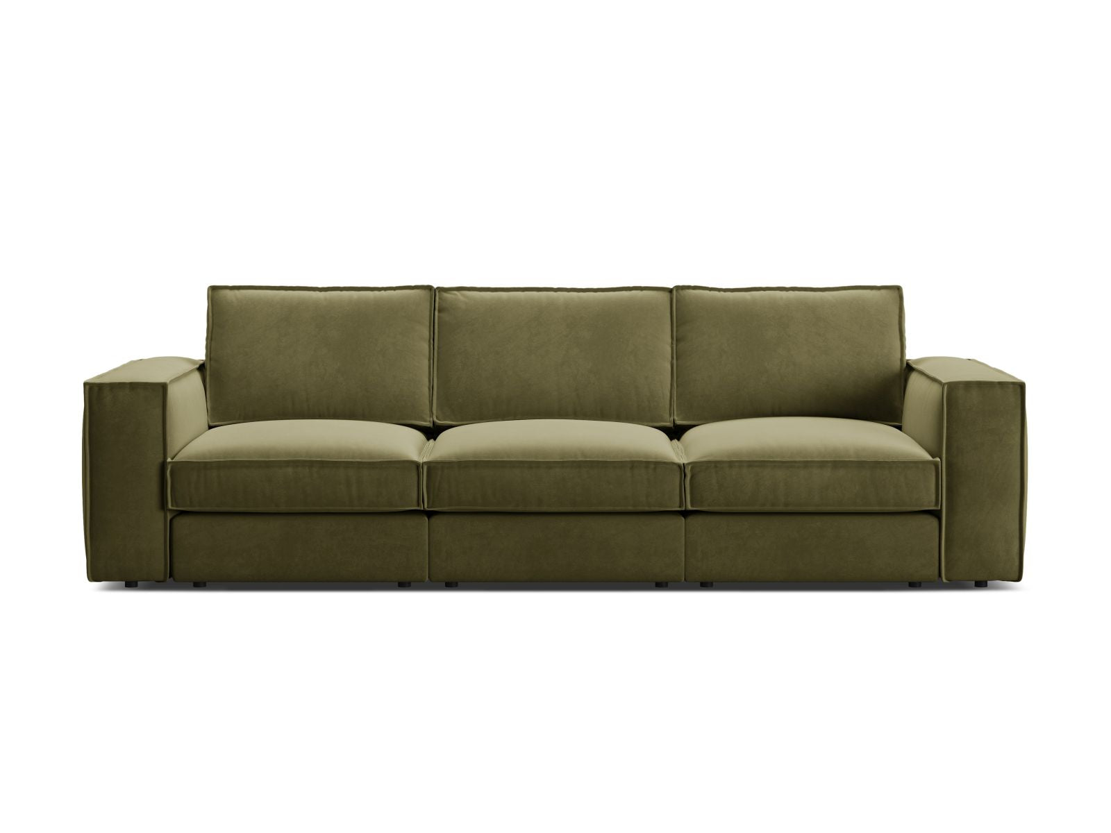 4-Sitzer Modular Sofa Pola in Green-Salvador präsentiert im Onlineshop von KAQTU Design AG. 4er Sofa ist von Micadoni