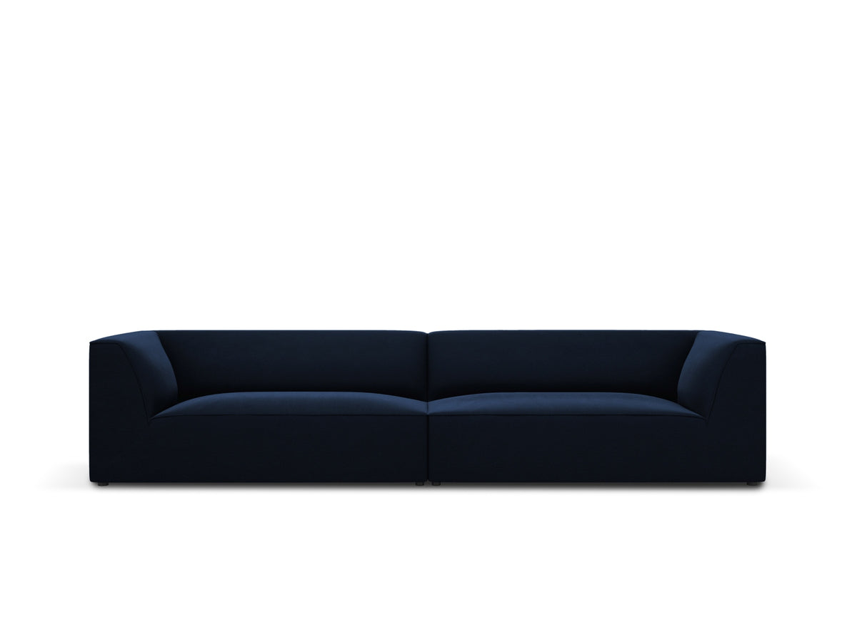 Ruby Velour Sofa 4 Sitzer in Royal Blue-Salvador präsentiert im Onlineshop von KAQTU Design AG. 4er Sofa ist von Micadoni