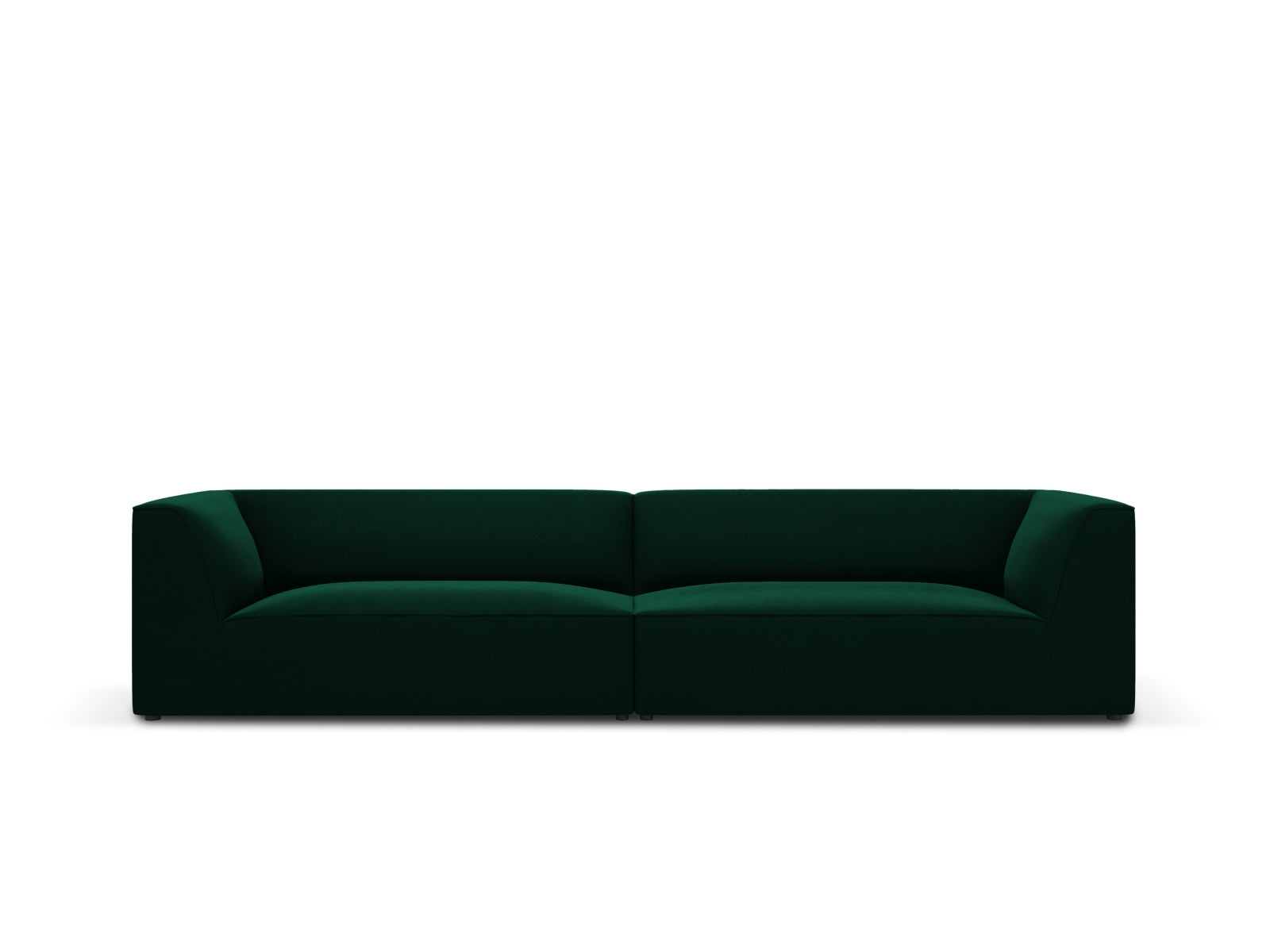 Ruby Velour Sofa 4 Sitzer in Bottle Green-Salvador präsentiert im Onlineshop von KAQTU Design AG. 4er Sofa ist von Micadoni