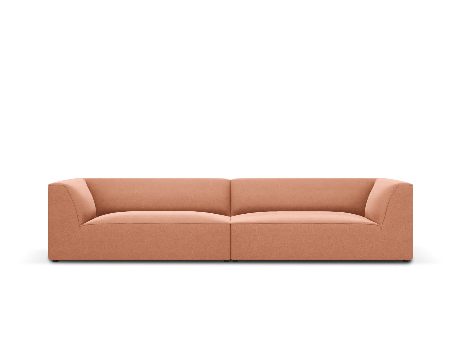 Ruby Velour Sofa 4 Sitzer in Pink-Salvador präsentiert im Onlineshop von KAQTU Design AG. 4er Sofa ist von Micadoni