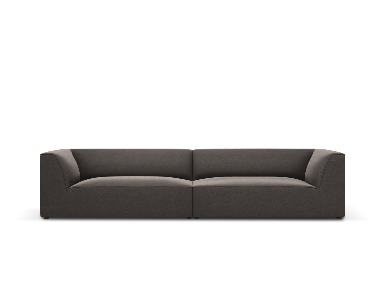 Ruby Velour Sofa 4 Sitzer in Dark Grey-Salvador präsentiert im Onlineshop von KAQTU Design AG. 4er Sofa ist von Micadoni