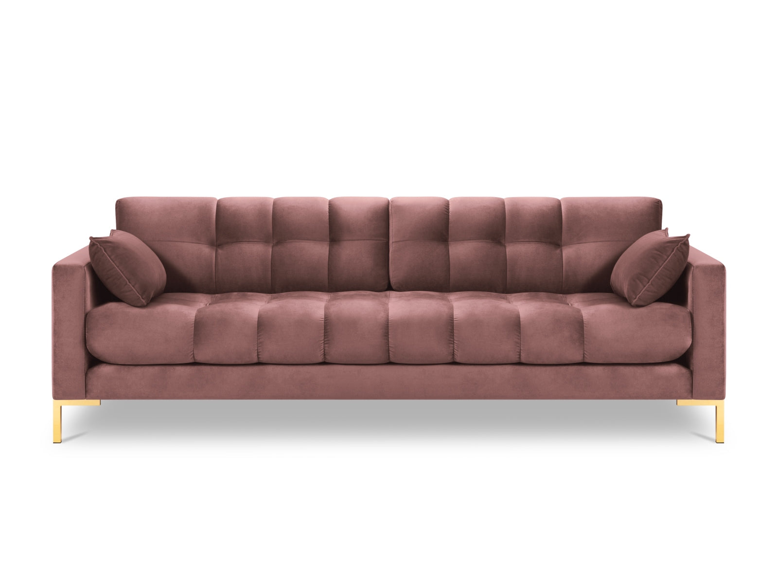 Erleben Sie das Mamaia Velour Sofa 4 Sitzer von Micadoni – ein elegantes Möbelstück, das Komfort und Stil in Ihr Wohnzimmer bringt.