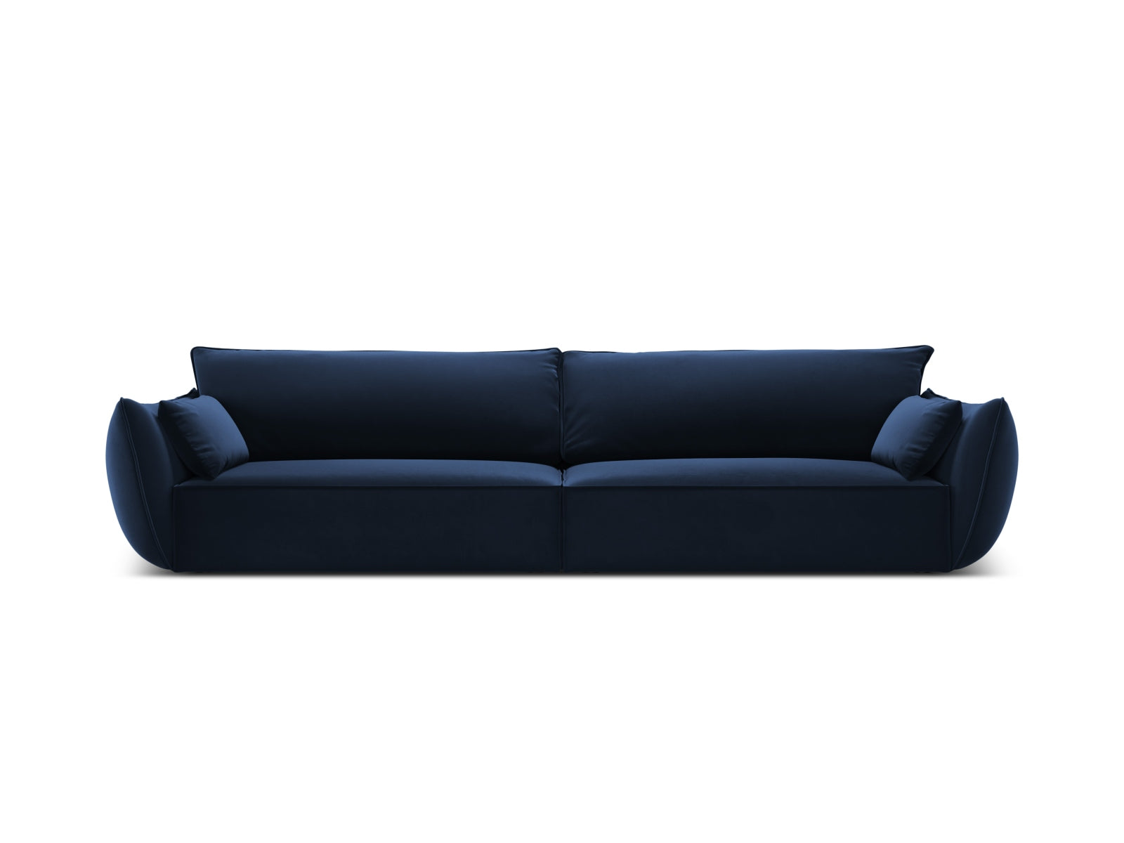 Kaelle Sofa 4 Sitzer in Royal Blue-Bluvel präsentiert im Onlineshop von KAQTU Design AG. 4er Sofa ist von Micadoni