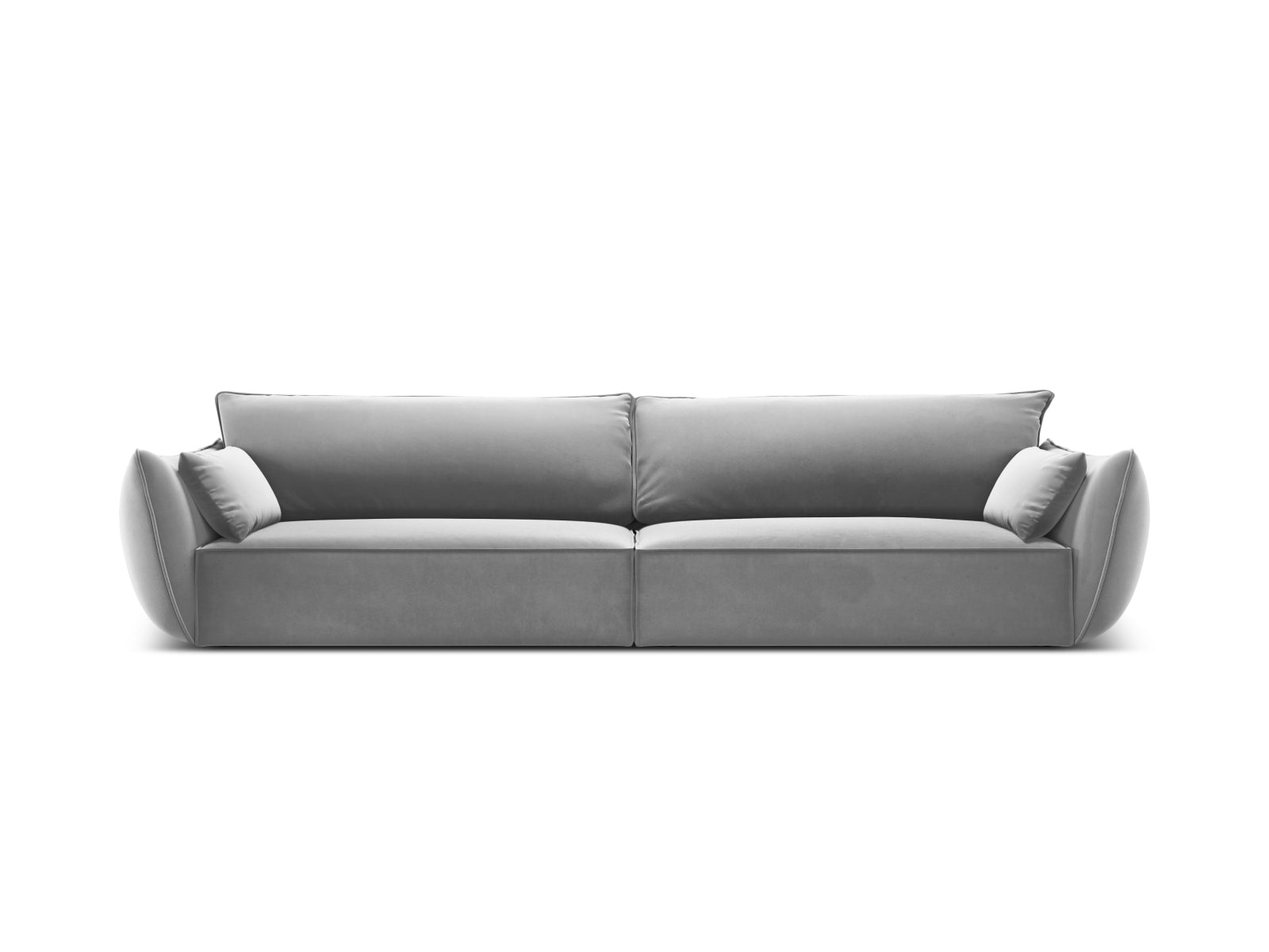 Kaelle Sofa 4 Sitzer in Grey-Bluvel präsentiert im Onlineshop von KAQTU Design AG. 4er Sofa ist von Micadoni