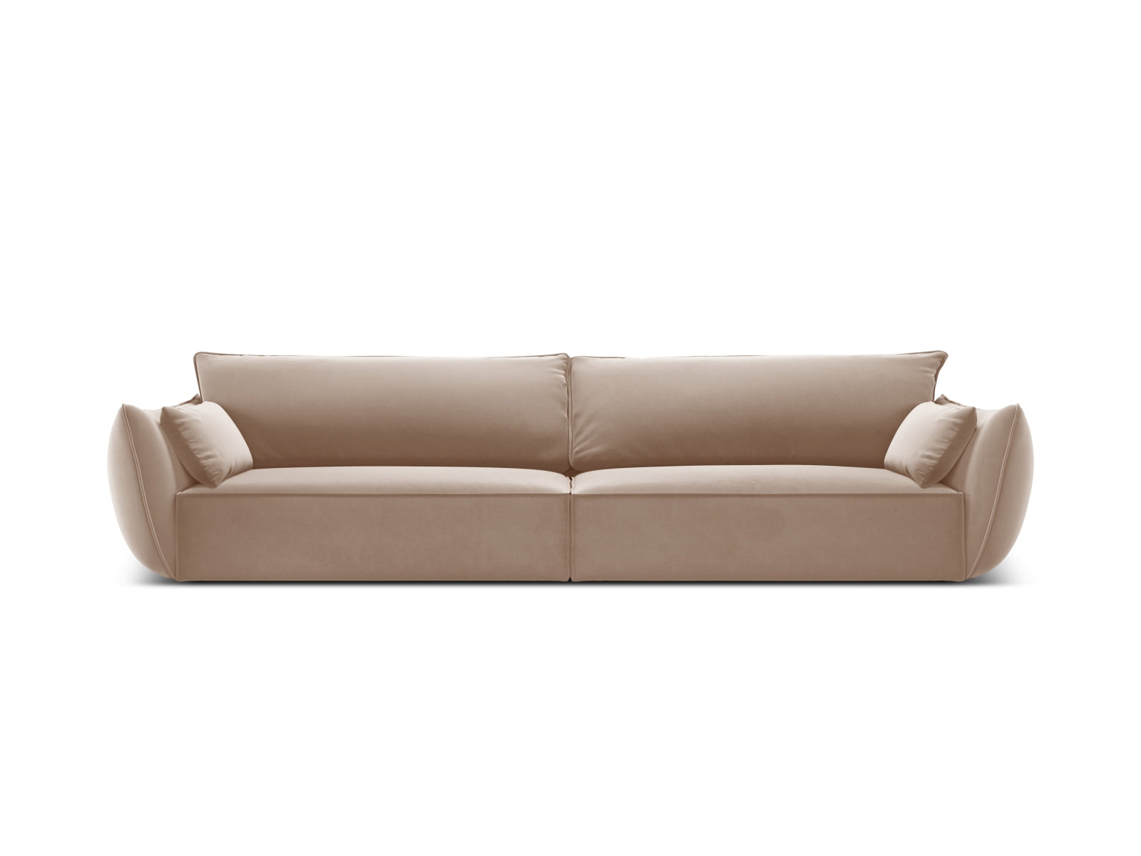 Kaelle Sofa 4 Sitzer in Beige-Bluvel präsentiert im Onlineshop von KAQTU Design AG. 4er Sofa ist von Micadoni