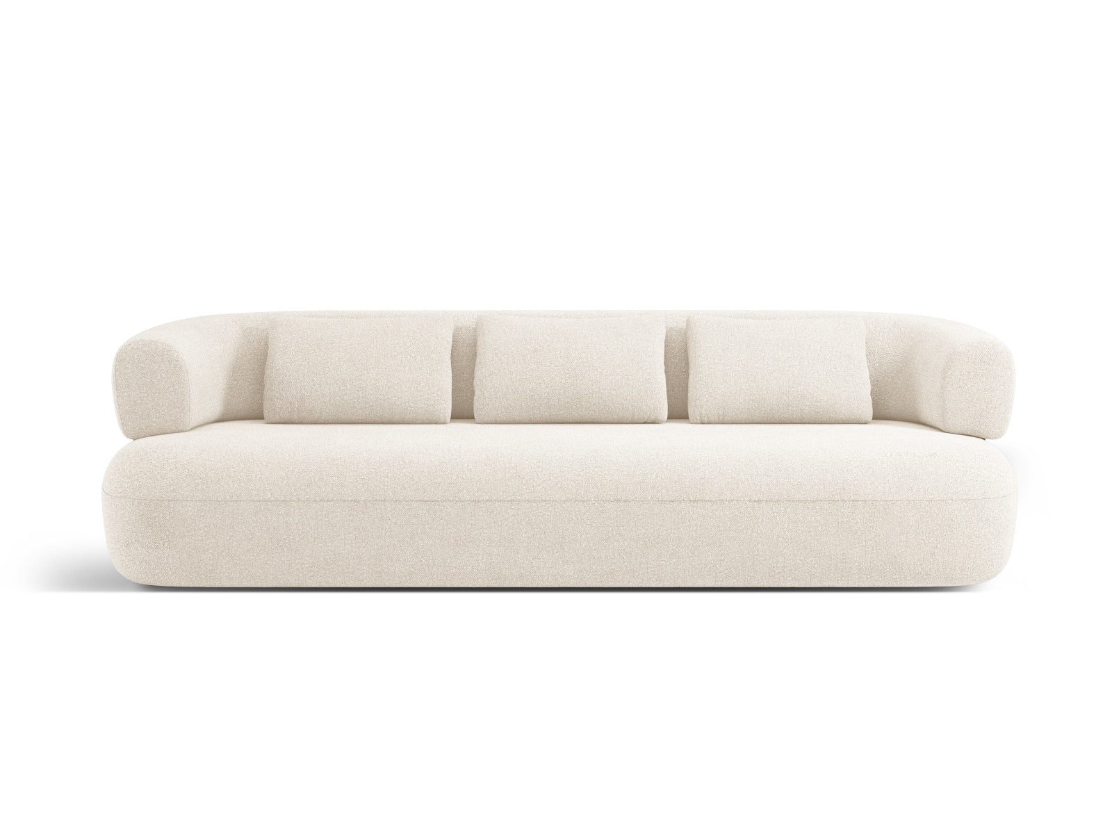 Jenny Boucle Sofa 4 Sitzer in Beige präsentiert im Onlineshop von KAQTU Design AG. 3er Sofa ist von Micadoni