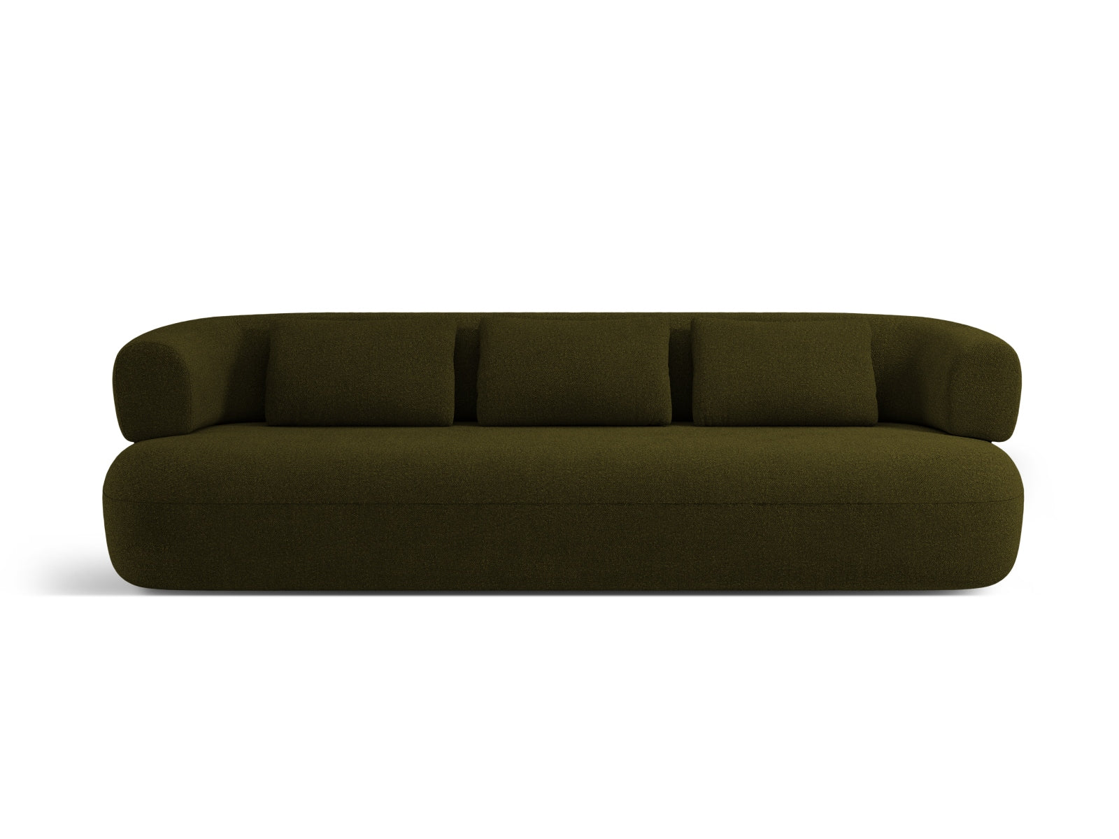 Jenny Boucle Sofa 4 Sitzer in Green präsentiert im Onlineshop von KAQTU Design AG. 3er Sofa ist von Micadoni