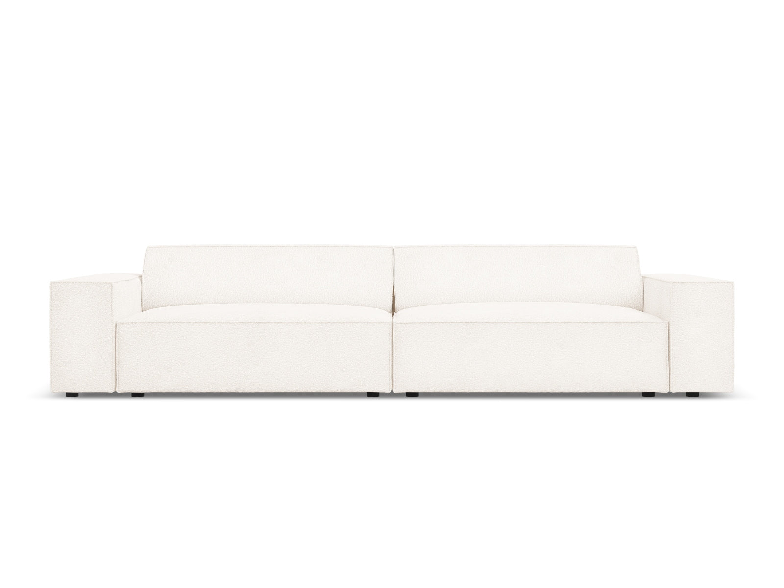 Jodie Boucle modulares Sofa 4 Sitzer in Beige präsentiert im Onlineshop von KAQTU Design AG. 3er Sofa ist von Micadoni