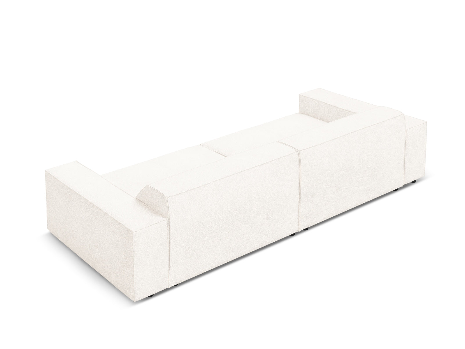 Entdecken Sie das Jodie Boucle Sofa von Micadoni – ein stilvolles, modulares 4-Sitzer, das Eleganz, Komfort und individuelle Gestaltungsmöglichkeiten bietet.