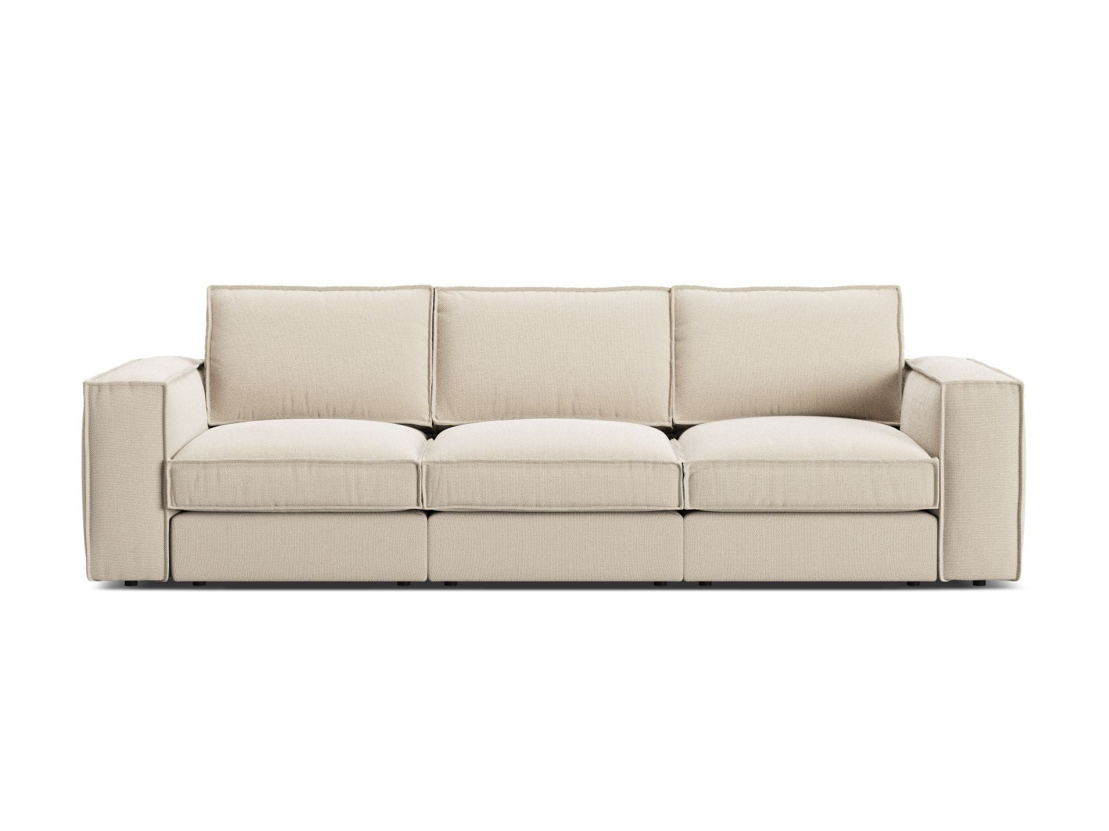 4-Sitzer Modular Sofa Pola in Beige-Babel präsentiert im Onlineshop von KAQTU Design AG. 4er Sofa ist von Micadoni