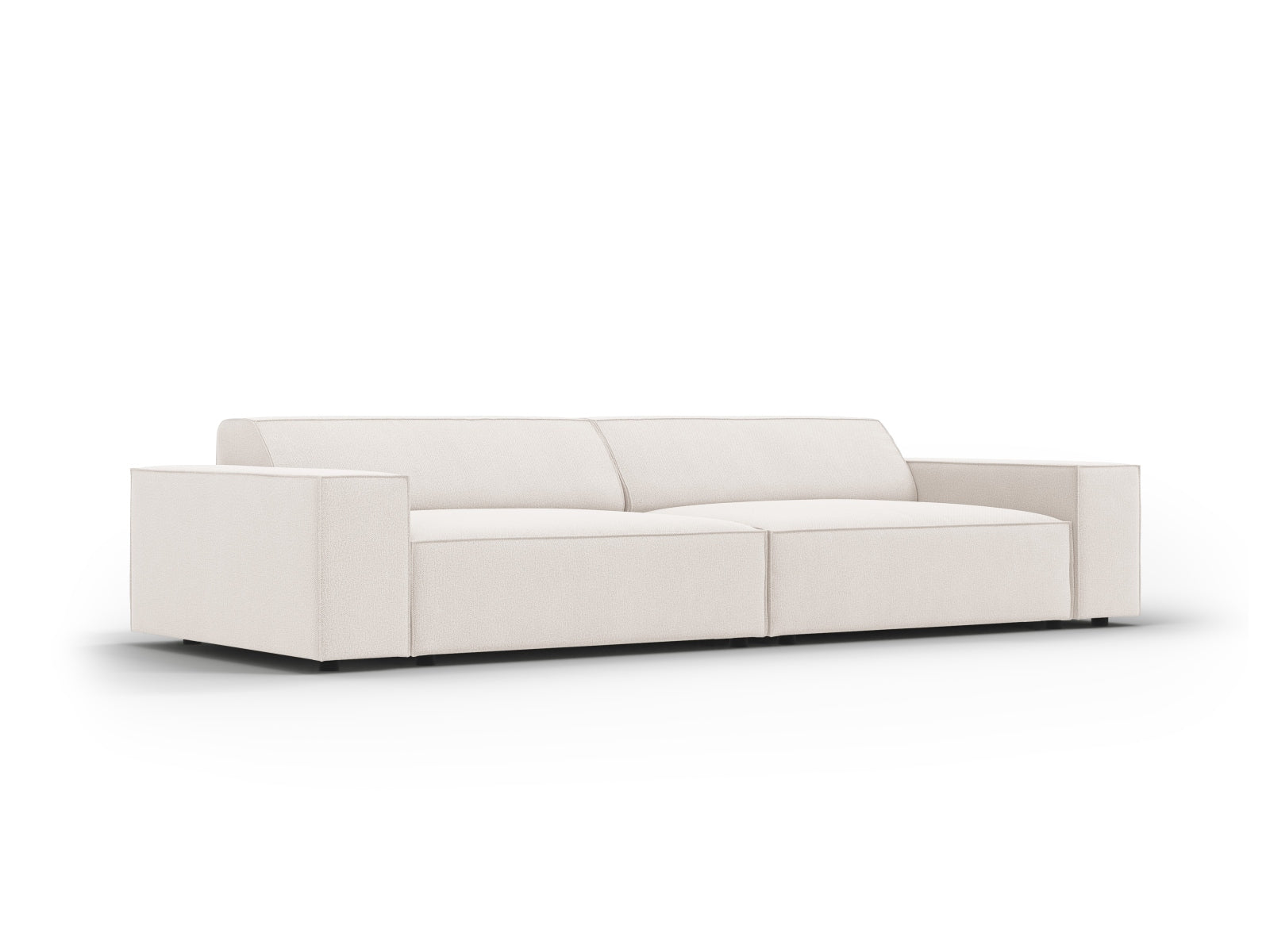 Erleben Sie das Jodie Modulare Sofa 4 Sitzer von Micadoni – ein elegantes, flexibles Möbelstück, das Komfort und Stil in Ihr Zuhause bringt.