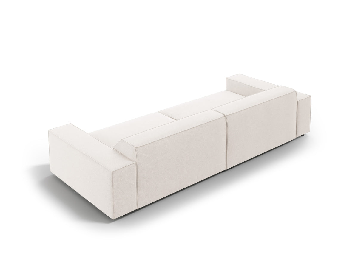 Jodie Modulares Sofa 4 Sitzer in Light Beige-Megan präsentiert im Onlineshop von KAQTU Design AG. 3er Sofa ist von Micadoni