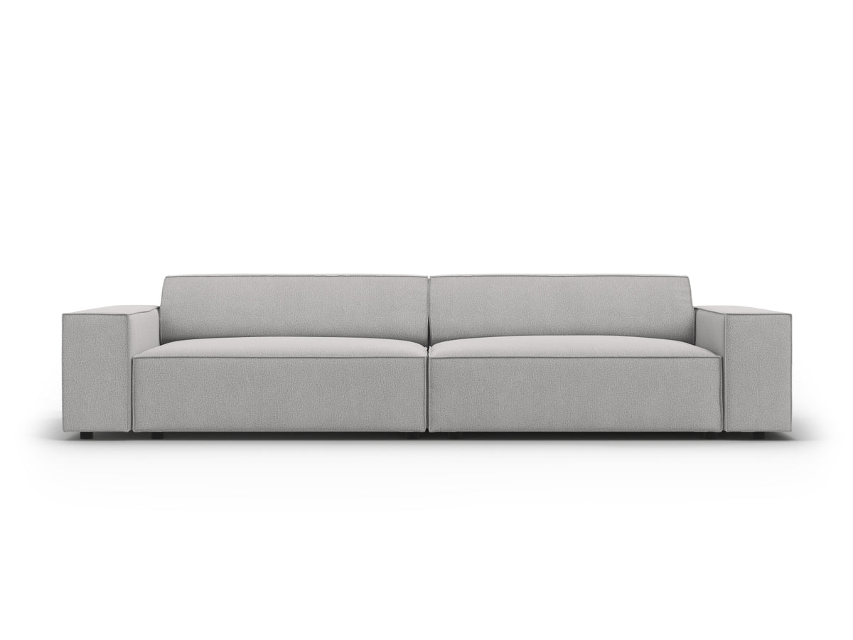Jodie Modulares Sofa 4 Sitzer in Light Grey-Megan präsentiert im Onlineshop von KAQTU Design AG. 3er Sofa ist von Micadoni